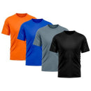 Kit 4 Camiseta Masculina Dry Proteção Solar UV Básica Lisa Treino Academia Camisa – Camisetas Elegante