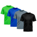 Kit 4 Camiseta Masculina Dry Proteção Solar UV Básica Lisa Treino Academia Camisa – Camisetas Elegante